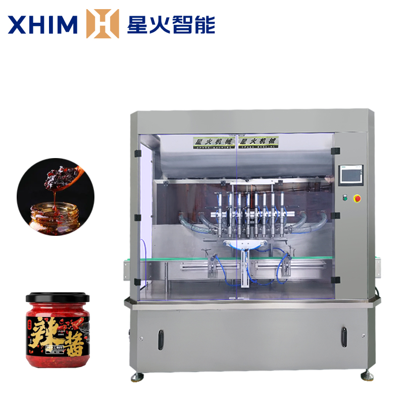 全自動醬料灌裝（zhuāng）生產線視頻