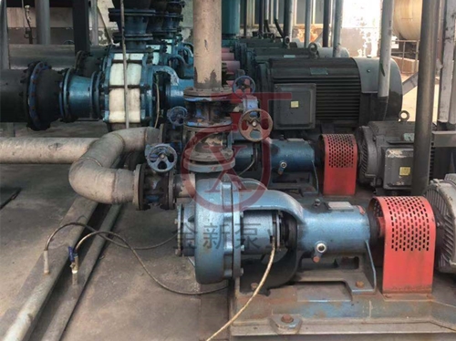 耐腐耐磨砂漿泵用戶現場