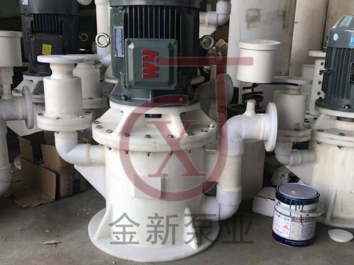 氟塑料耐酸堿立式（shì）自吸泵照片