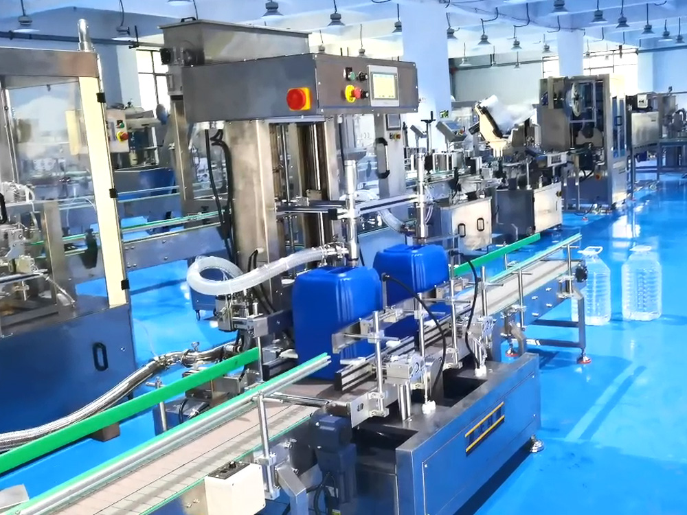 工業研磨液（yè）灌裝機  全（quán）自動研磨拋光液