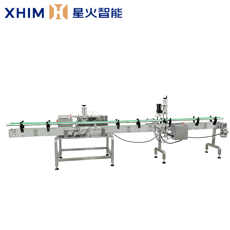 自流式液體（tǐ）灌裝機（jī）壓蓋一體機-小型（xíng）灌裝