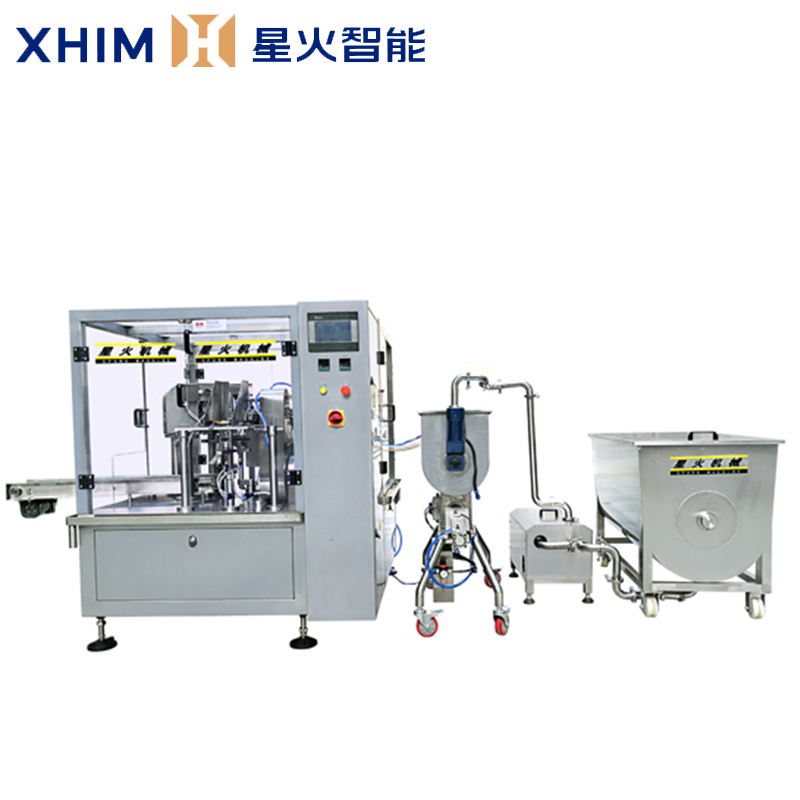 牛（niú）油火鍋底料（liào）包裝機-袋裝醬料包裝機（jī）