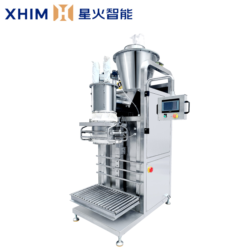 大袋粉劑自動包裝機-25公斤全脂奶粉包（bāo）裝機